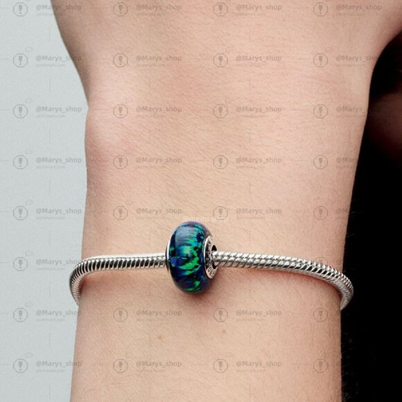 Pandora Opalescent Green Charm|Pendant - Picture 2 of 2
